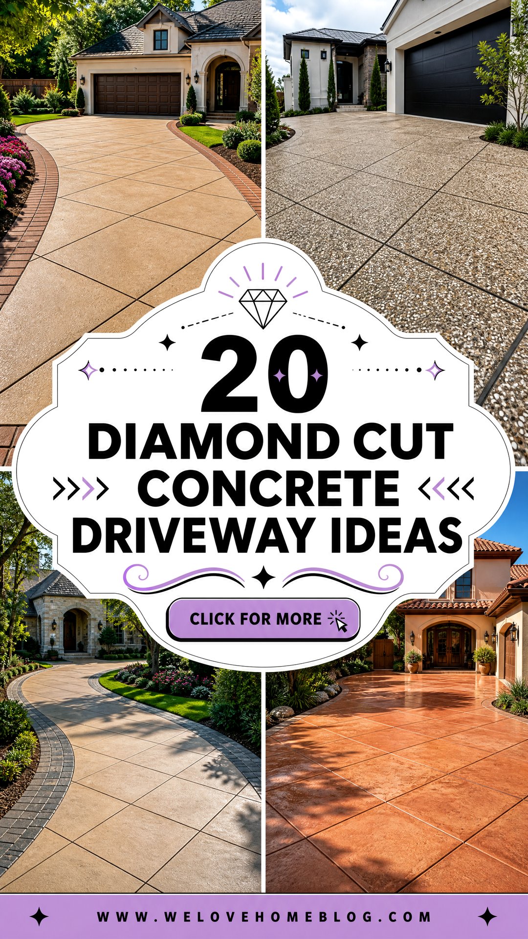 20 Diamond Cut Concrete Driveway Ideas for a Crisp Modern Finish - 20 Diamond Cut Concrete Driveway Ideas for a Crisp Modern Finish