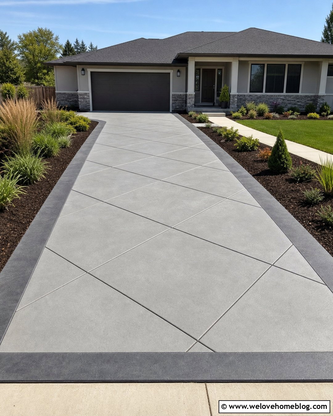 Diamond Cut Driveway For Existing Concrete