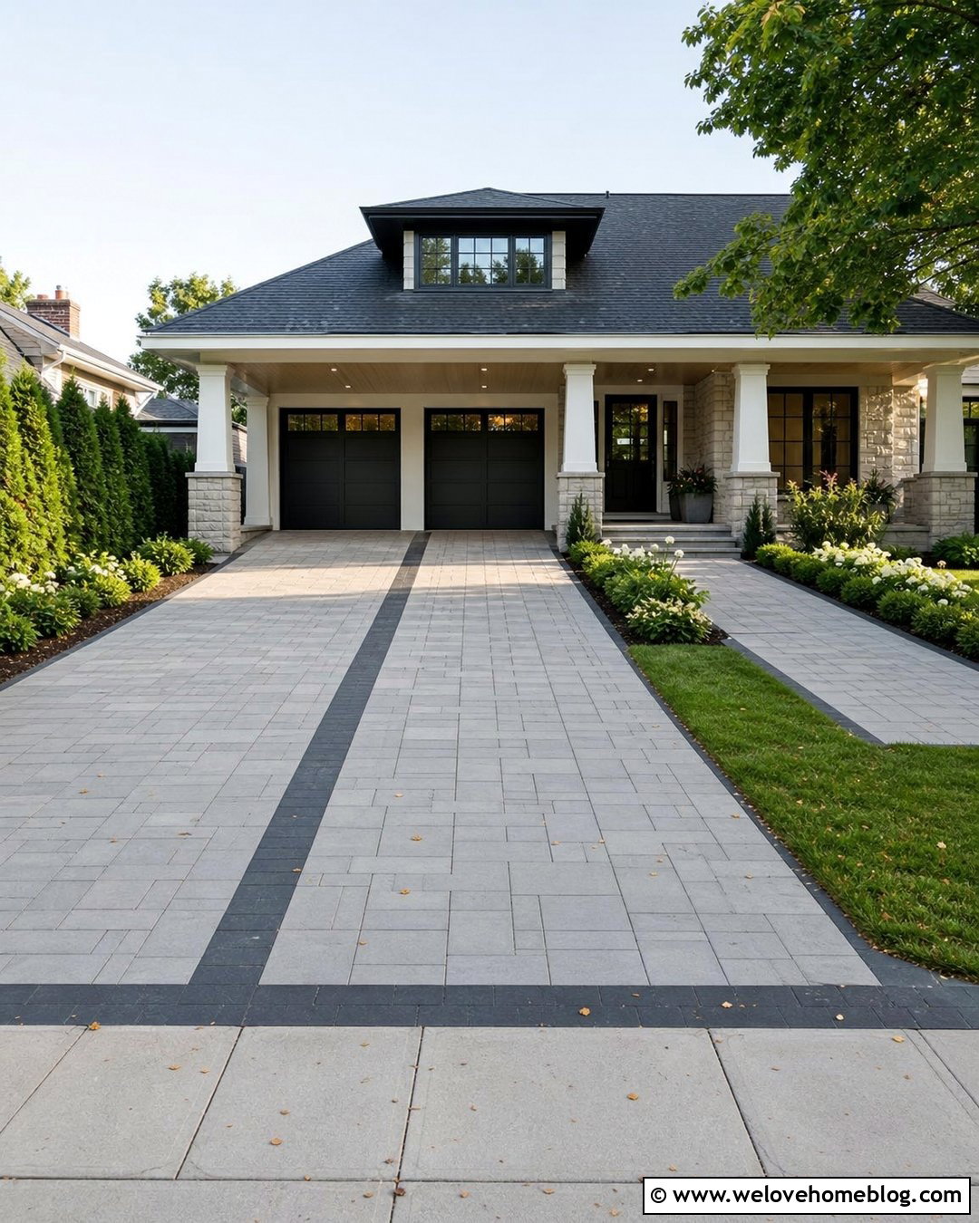 Double Car Covered Driveway - 30 Covered Driveway Ideas
