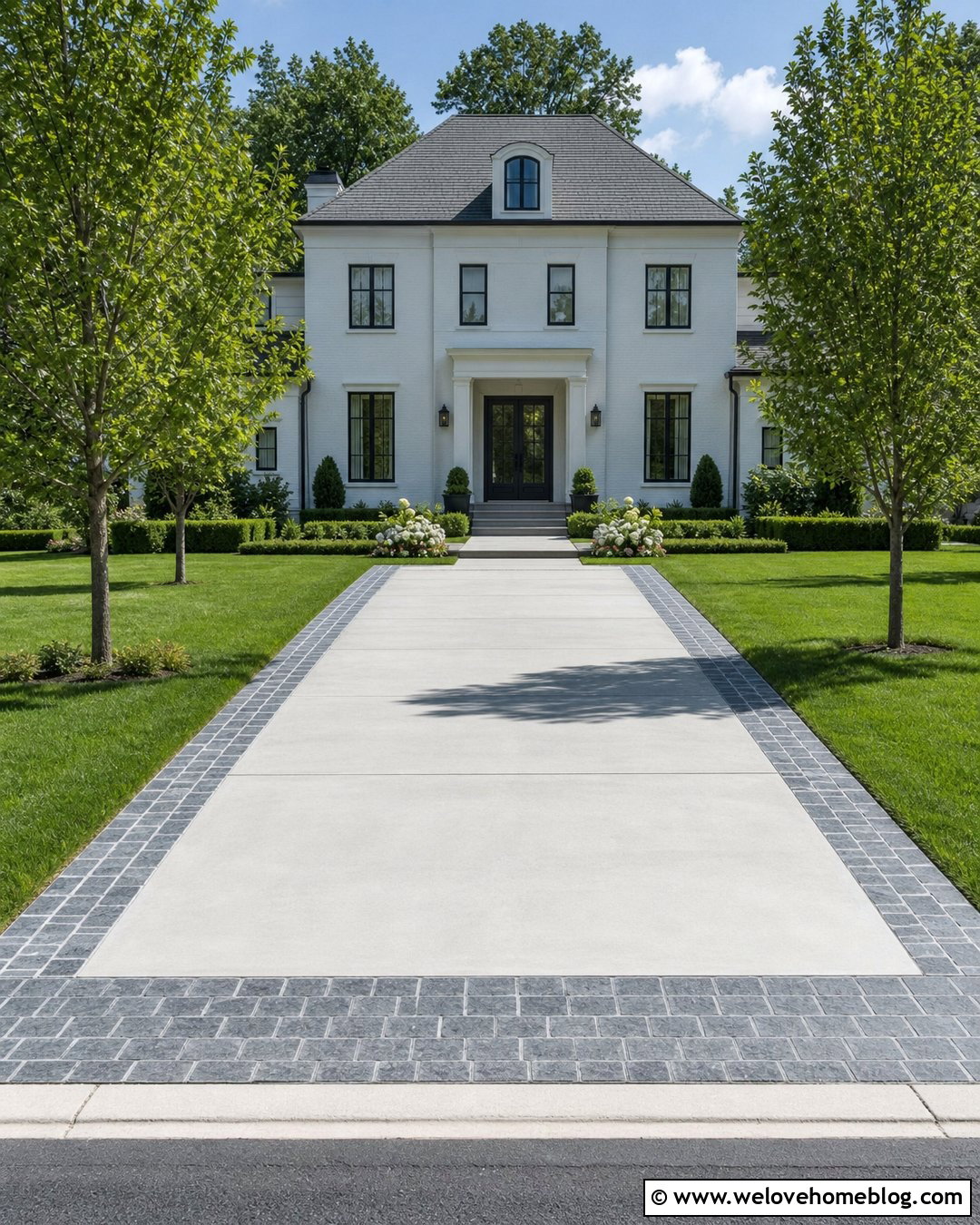 20 Granite Driveway Edging Ideas for Polished Curb Appeal