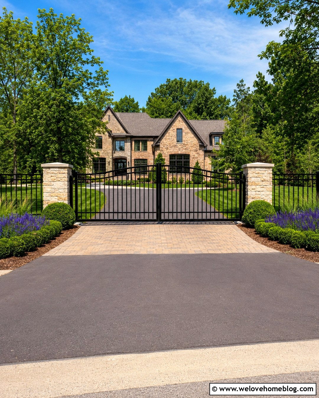 Double Swing RV Driveway Gate - 20 Rv Driveway Gate Ideas