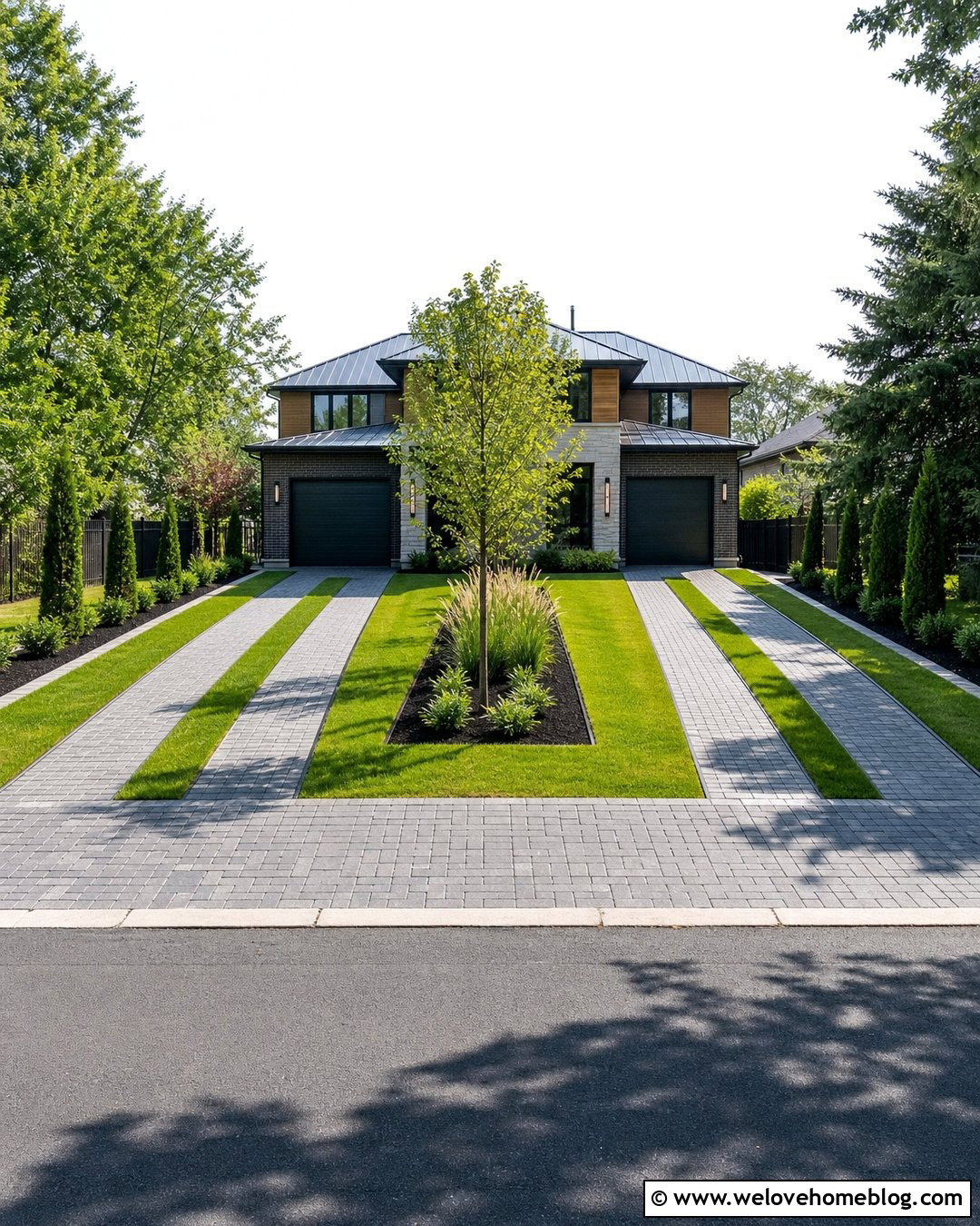 Double Track Driveway For Two Car Garage - 20 2 Track Driveway ideas