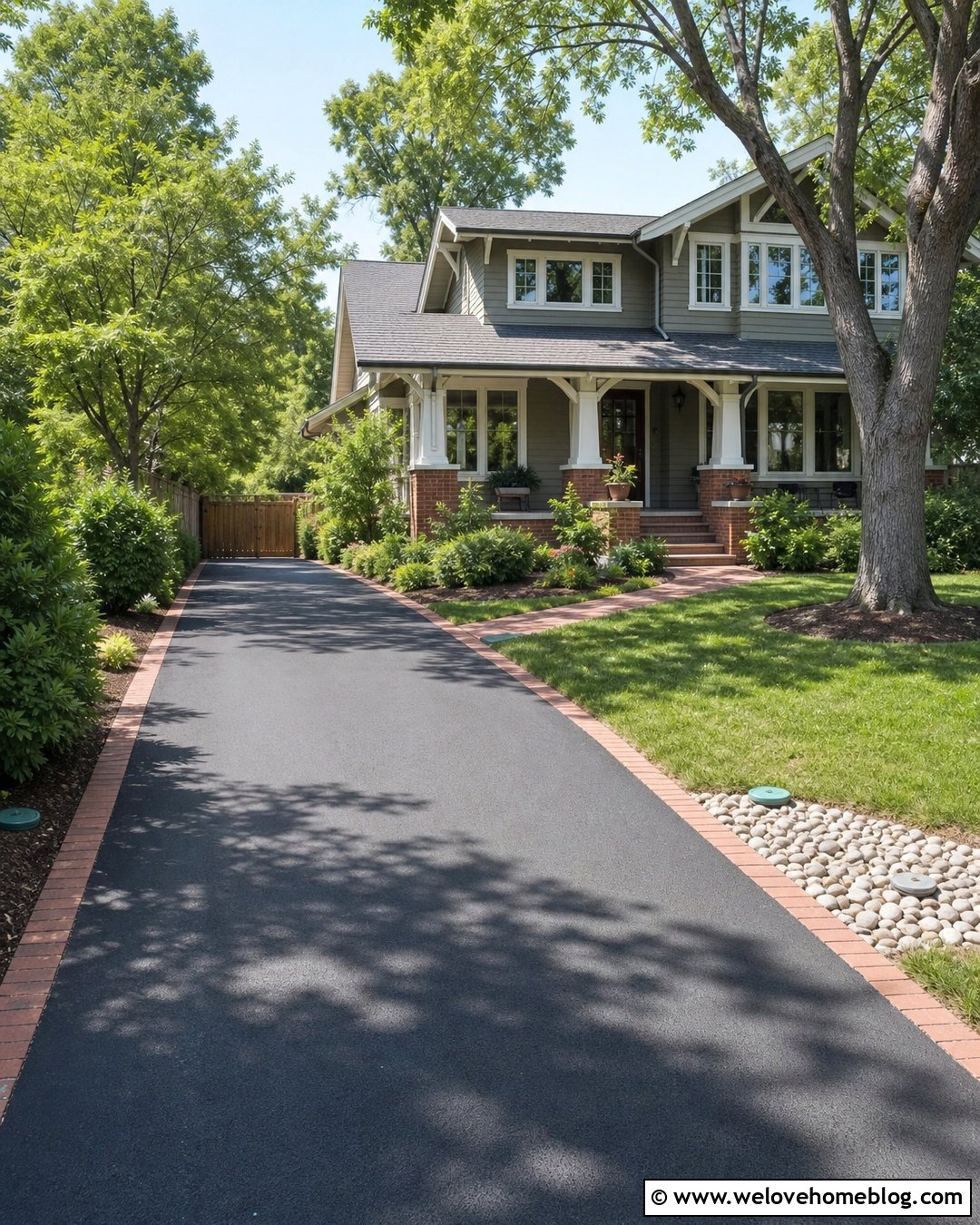 Downspout Drainage Beside A Driveway - 20 Driveway Drain Ideas