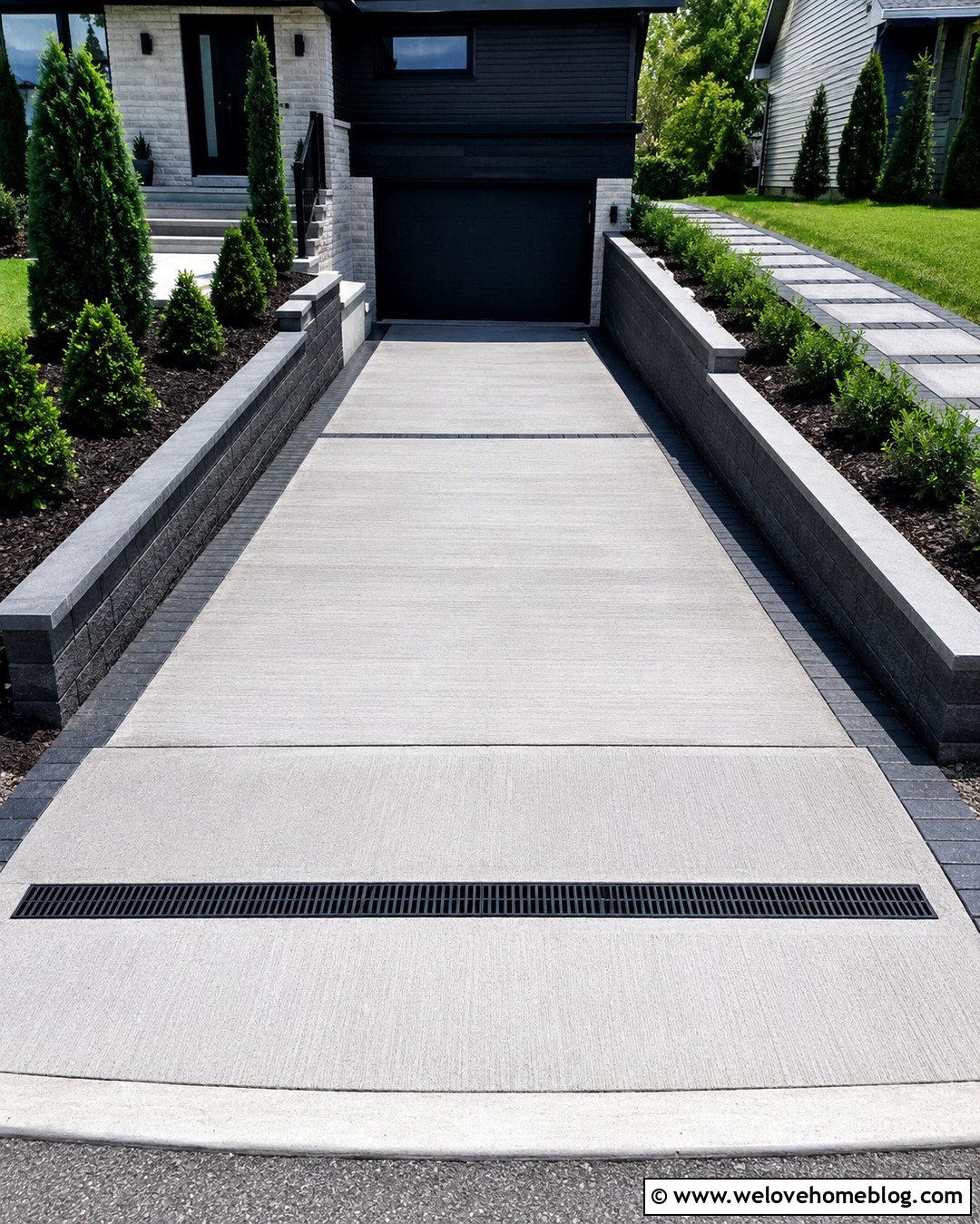 Driveway Access Ramp With Drainage Channel - 20 Driveway Access Ramp Ideas