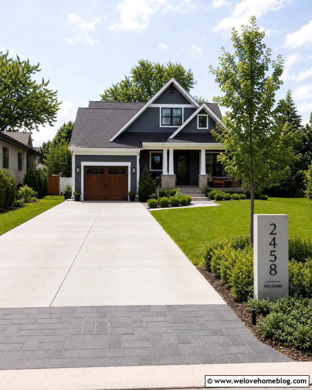 Driveway Address And Welcome Sign - 20 driveway welcome sign entrance ideas