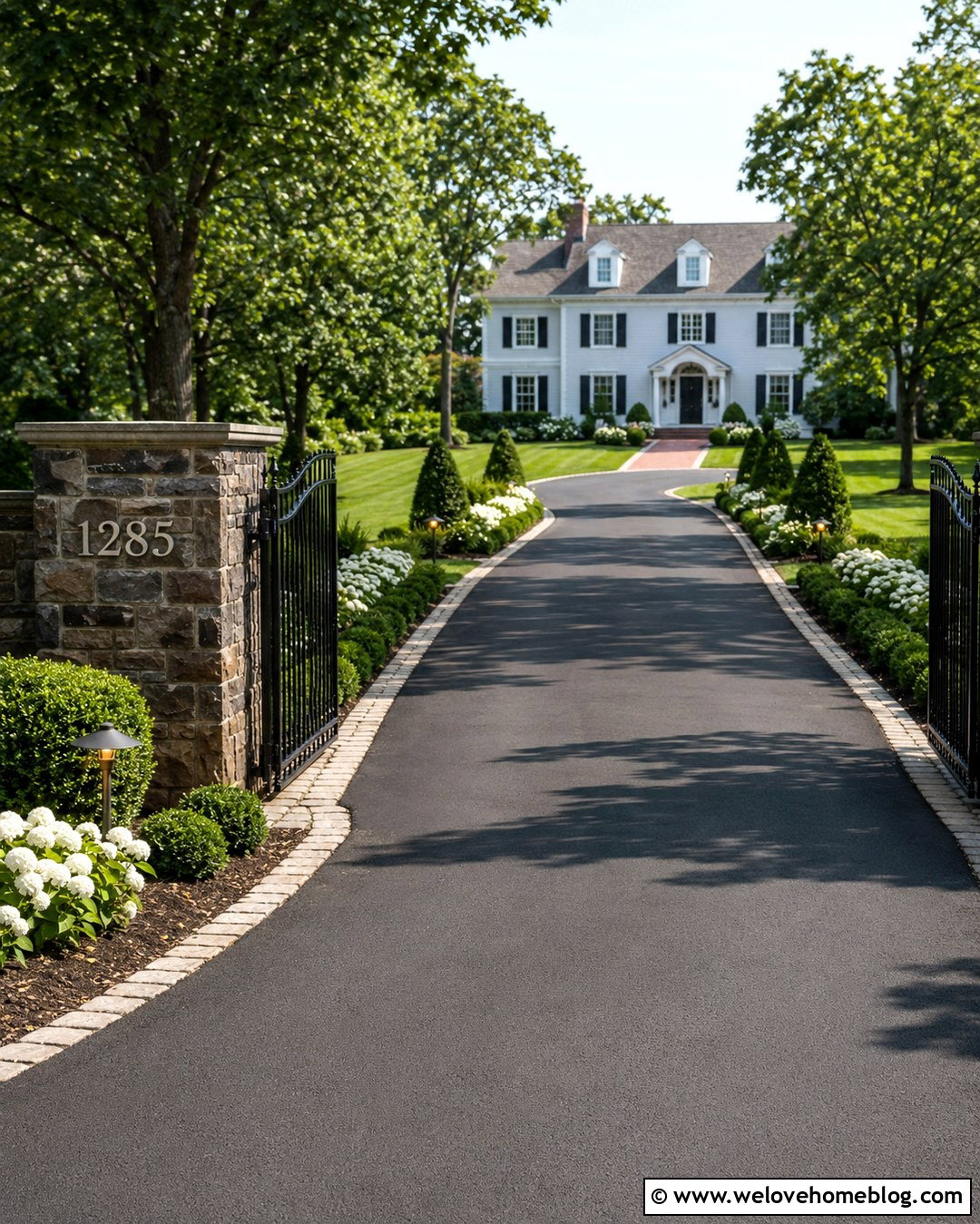 Driveway Address Marker With Entry Gate - 20 address markers driveway ideas
