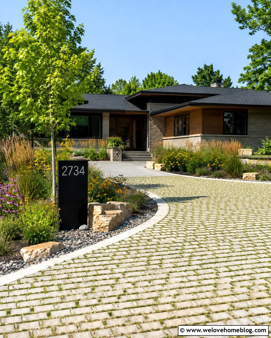 Driveway Address Marker With Native Landscaping - 20 address markers driveway ideas