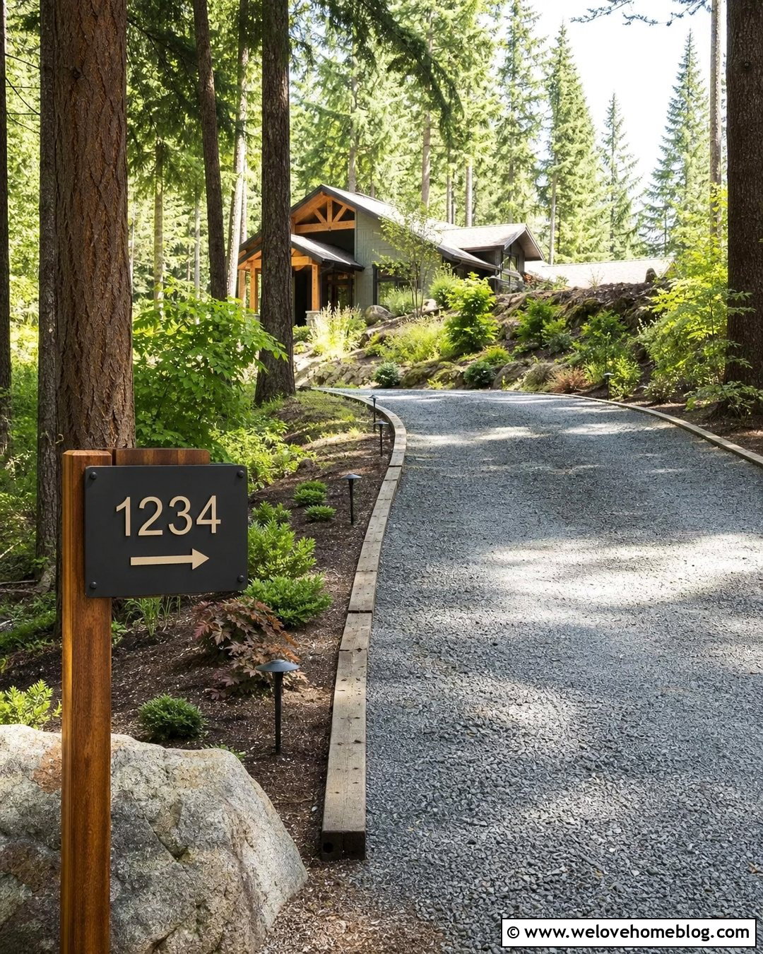 Driveway Address Sign With Arrow - 45 driveway address sign ideas