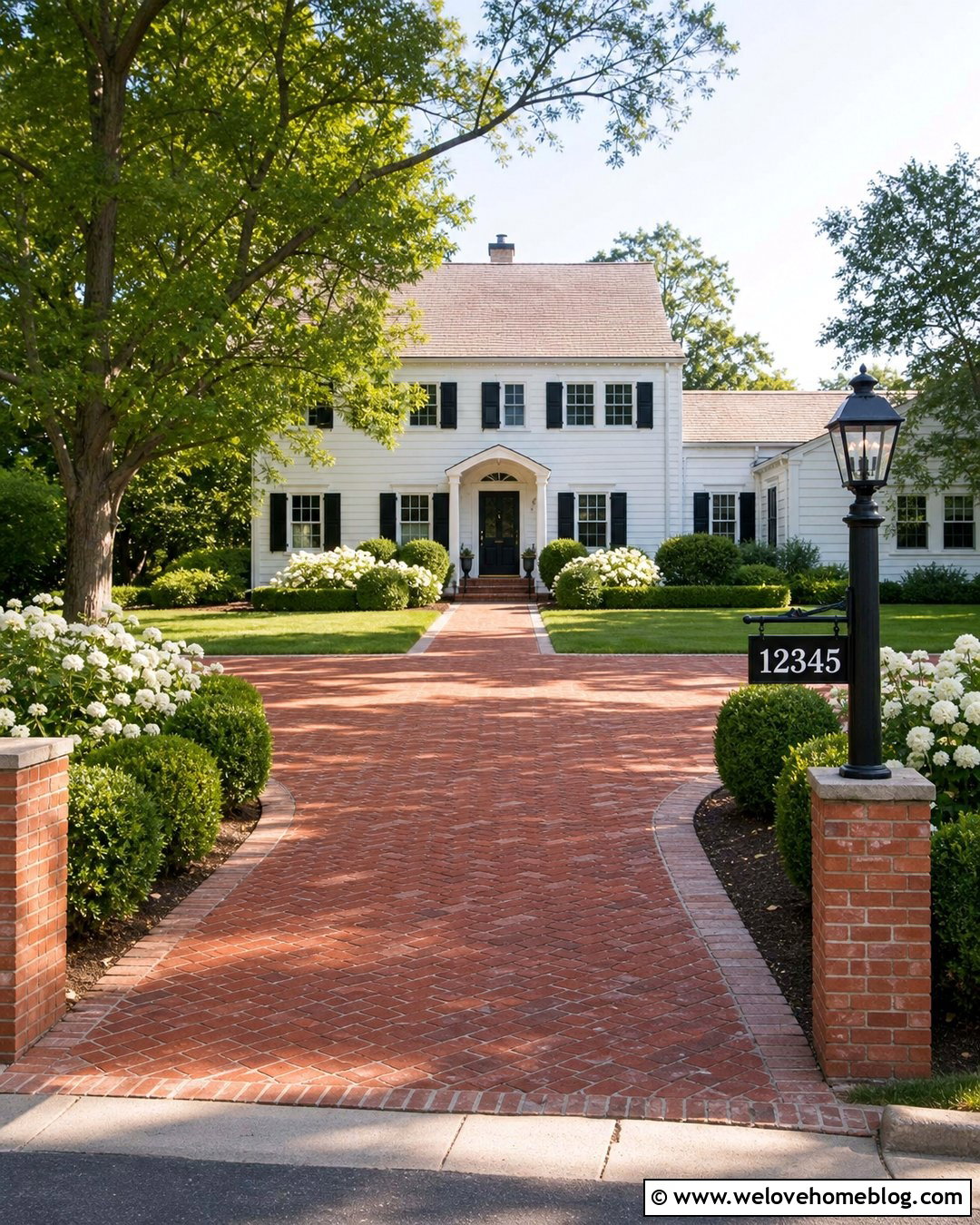 Driveway Address Sign With Lantern Post - 25 Driveway Address Sign Ideas