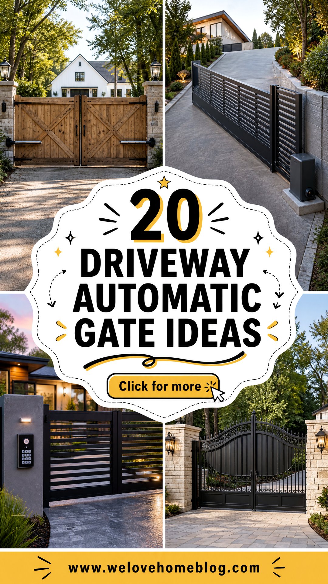 20 Driveway Automatic Gate Ideas for Secure Stylish Entry - 20 Driveway Automatic Gate Ideas for Secure, Stylish Entry