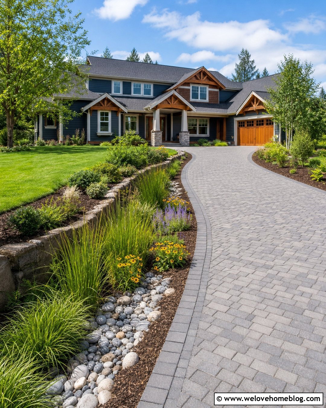 20 Driveway Berm Landscaping Ideas for a Beautiful Entry