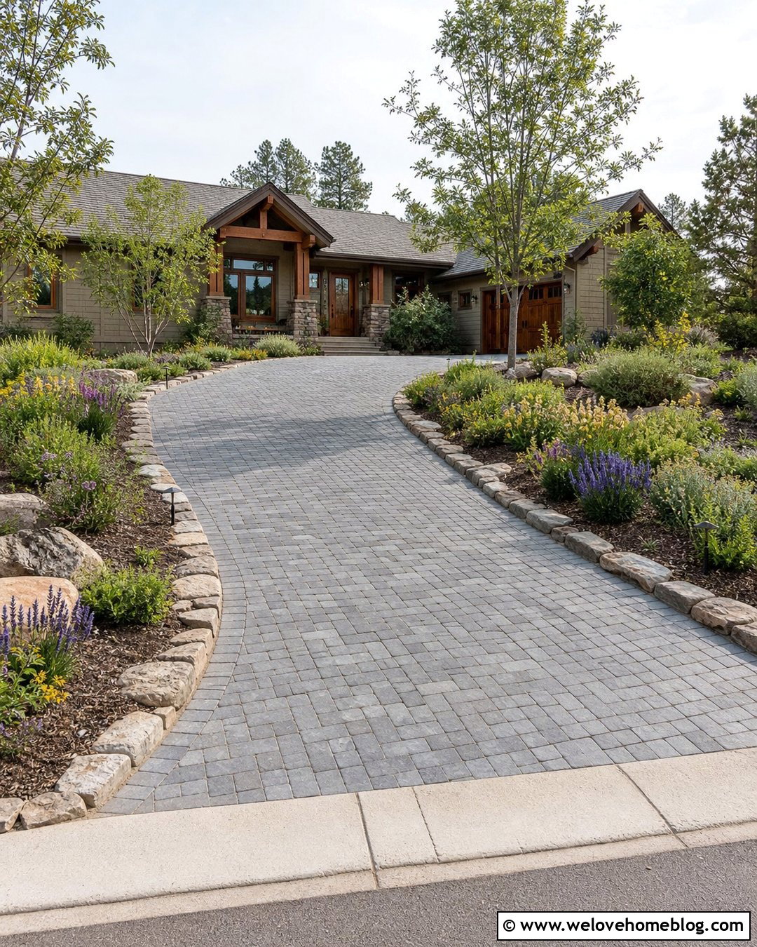 Driveway Border With Native Plants - 40 driveway edges and borders ideas