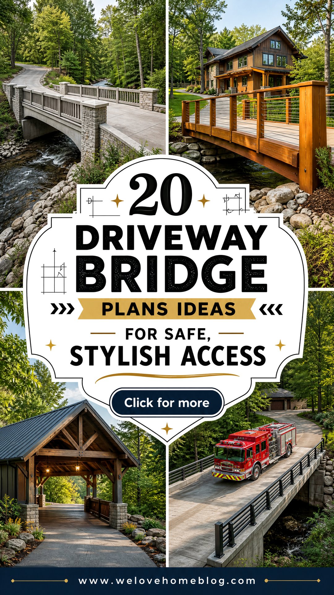 20 Driveway Bridge Plans Ideas for Safe Stylish Access - 20 Driveway Bridge Plans Ideas for Safe, Stylish Access
