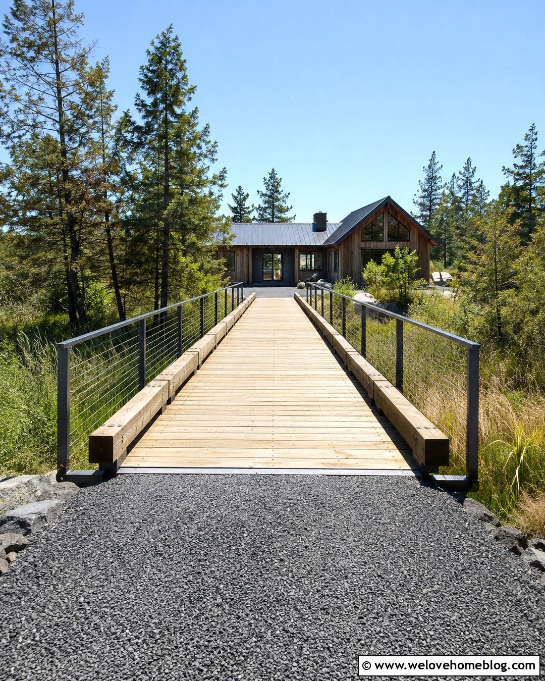 Driveway Bridge With Built In Lighting - 20 Driveway Bridge Plans Ideas