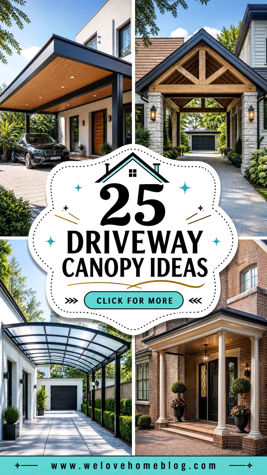 25 Driveway Canopy Ideas for Cool Covered Everyday Access - 25 Driveway Canopy Ideas for Cool, Covered Everyday Access
