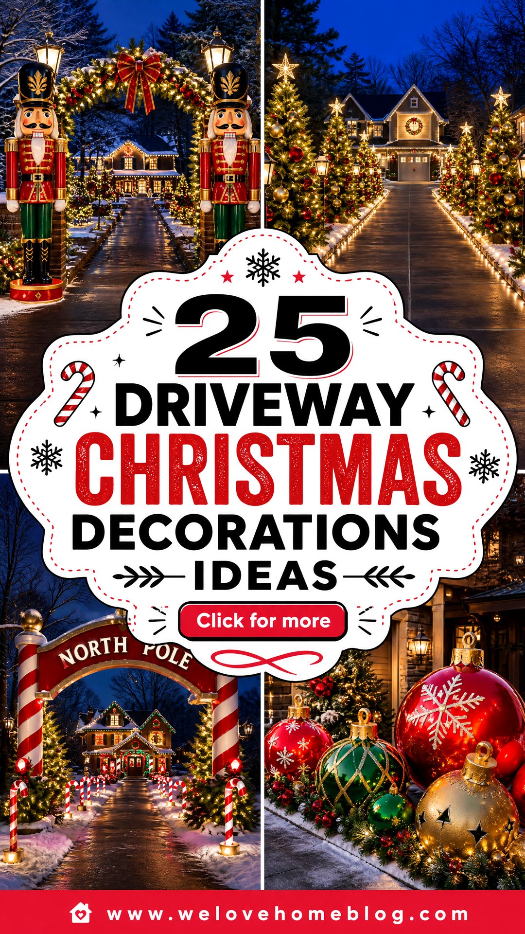 25 Driveway Christmas Decorations Ideas for Festive Arrivals - 25 Driveway Christmas Decorations Ideas for Festive Arrivals