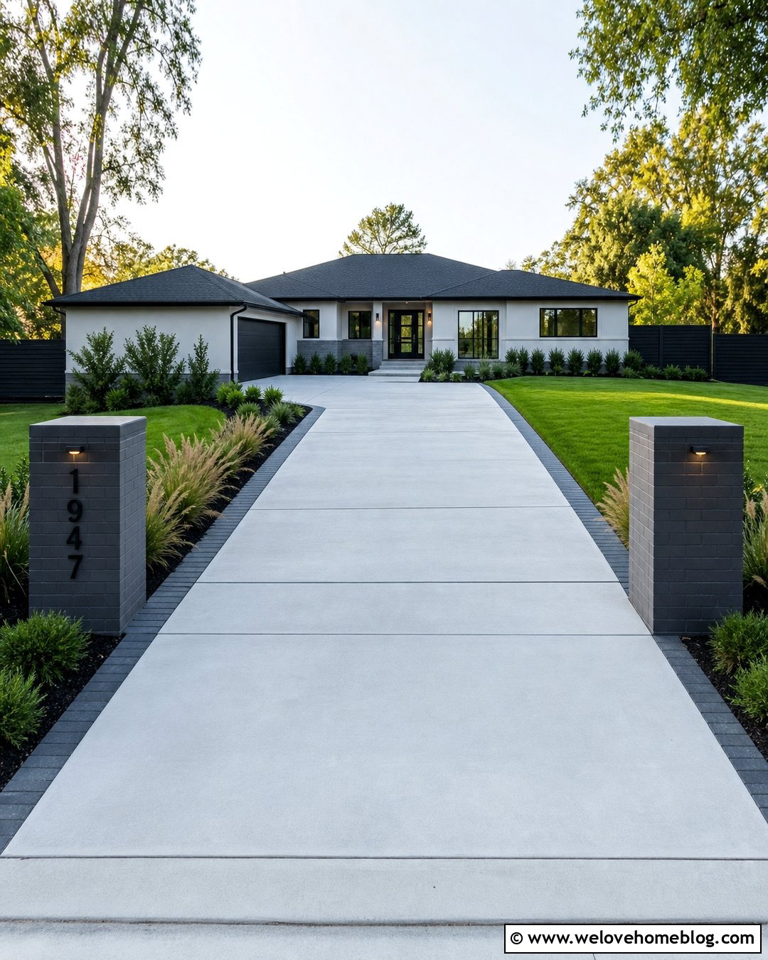 Driveway Columns With Address Plaques - 20 driveway column ideas