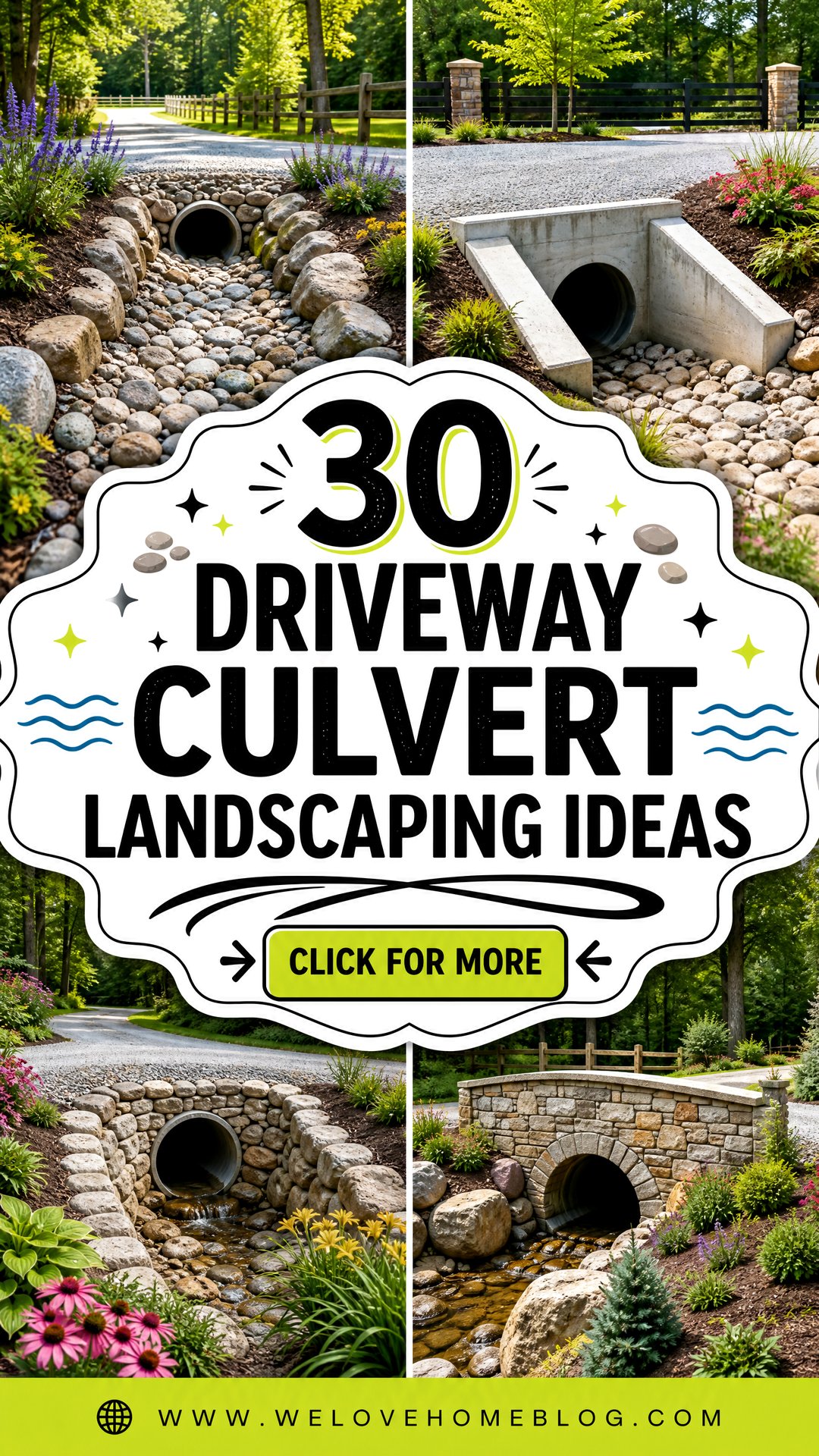 30 Driveway Culvert Landscaping Ideas for Better Drainage - 30 Driveway Culvert Landscaping Ideas for Better Drainage