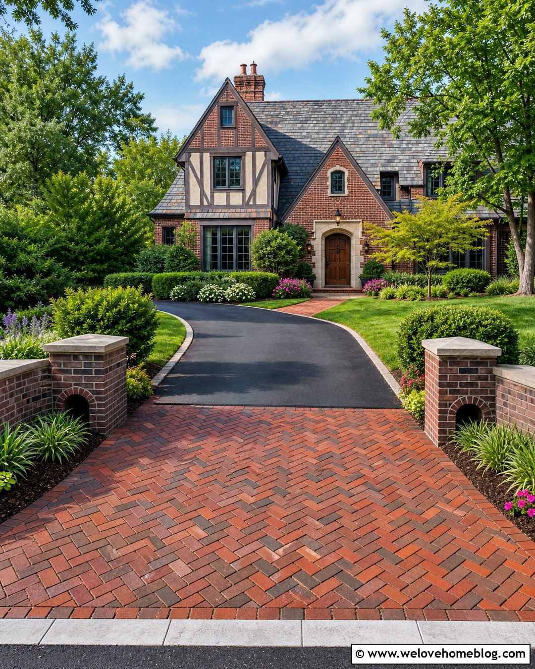 Driveway Culvert With Brick Paver Apron - 35 Driveway Culvert Ideas