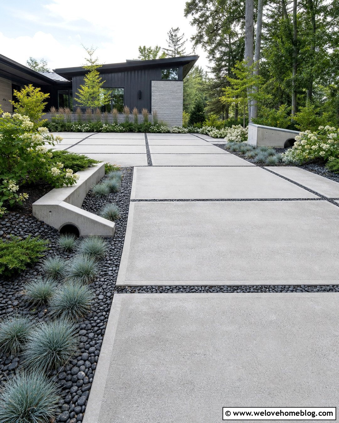 Driveway Culvert With Concrete Headwalls - 30 driveway culvert landscaping ideas