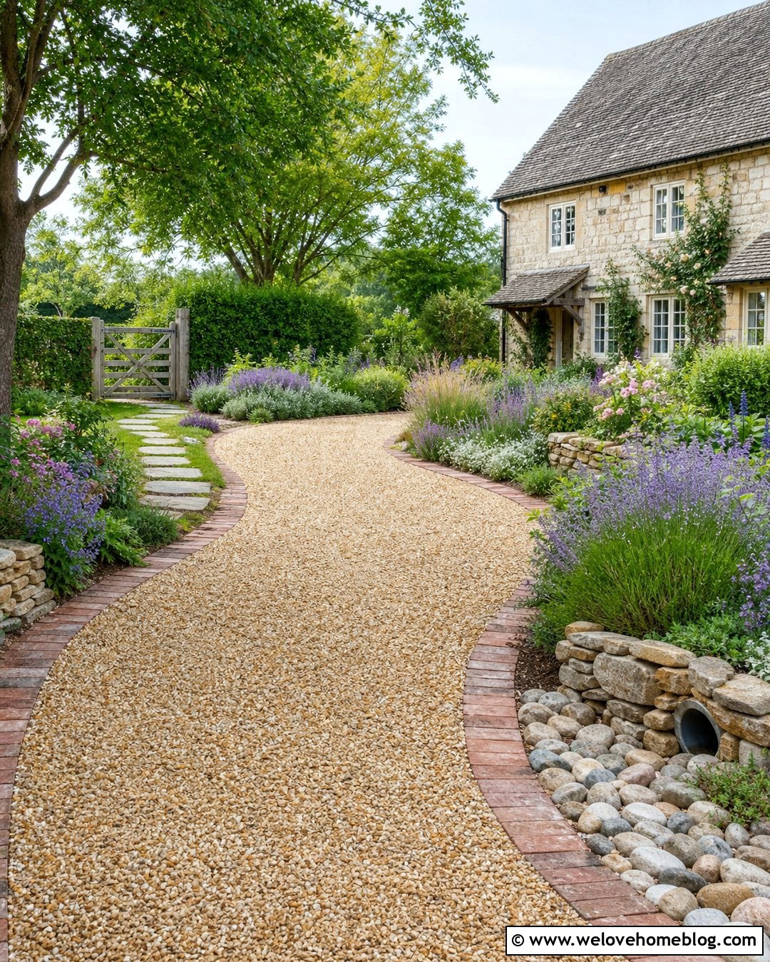 Driveway Culvert With Cottage Landscaping - 30 driveway culvert landscaping ideas