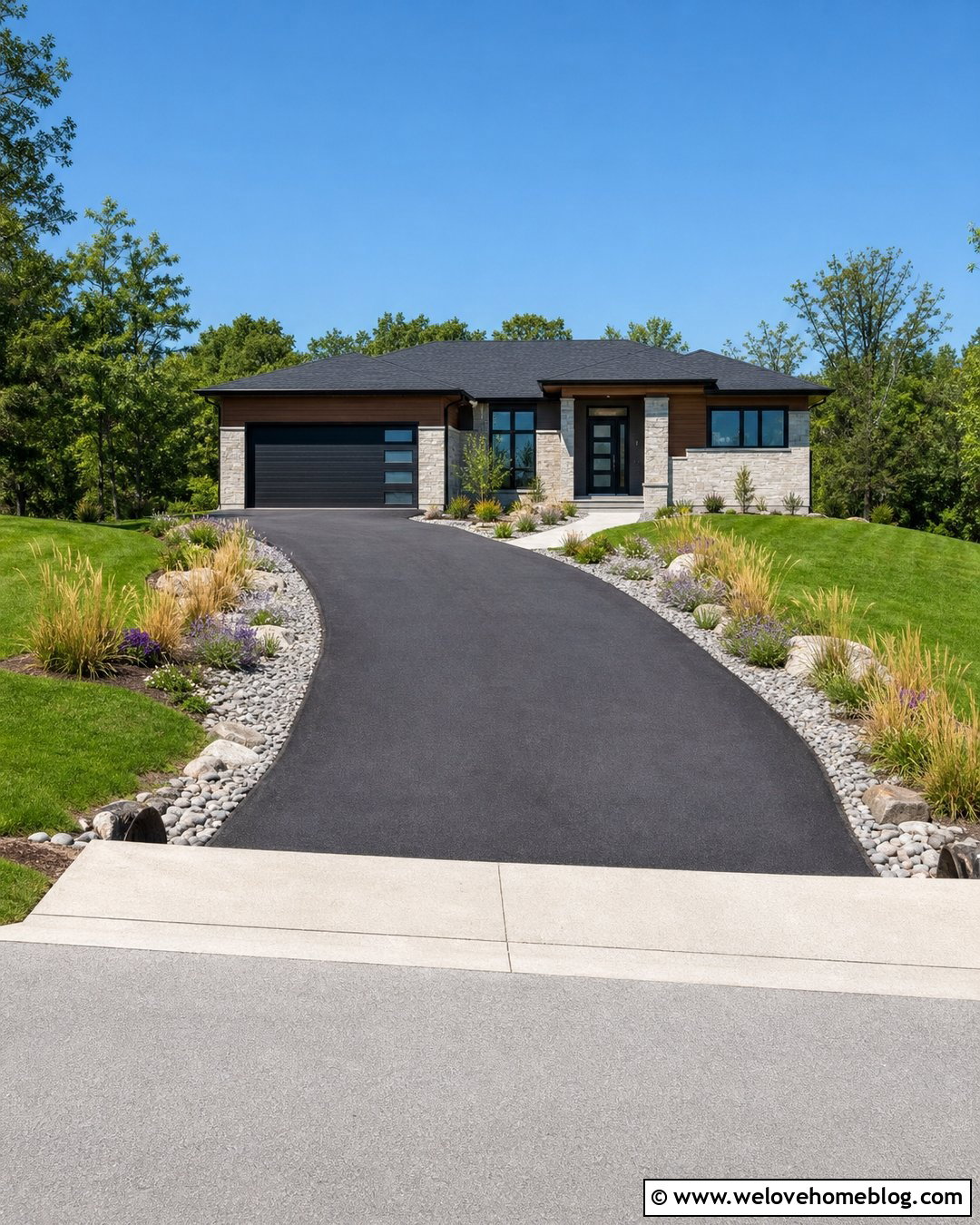 Driveway Culvert With Native Grasses - 30 driveway culvert landscaping ideas