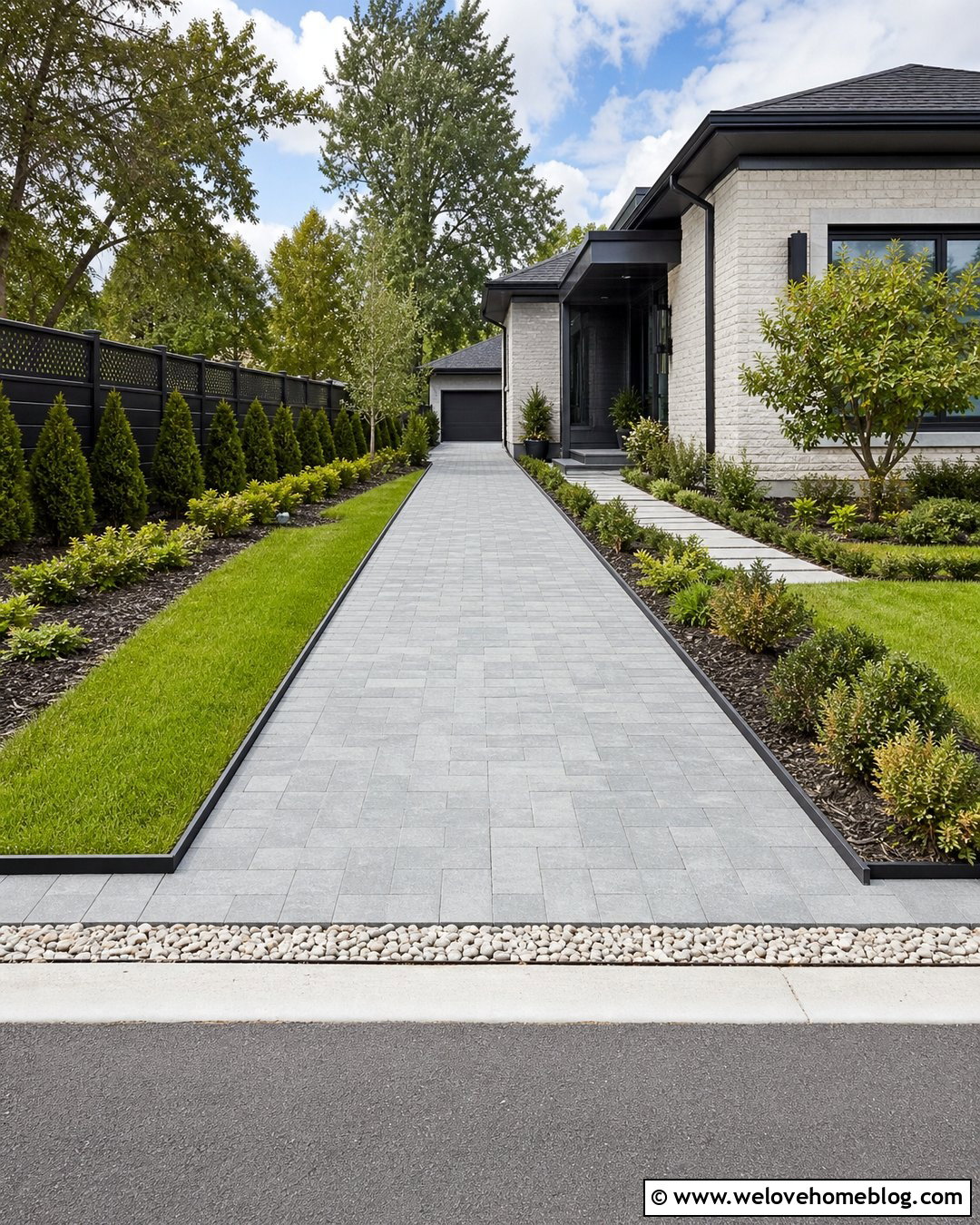 Driveway Ditch With A French Drain - 30 Driveway Ditch Ideas