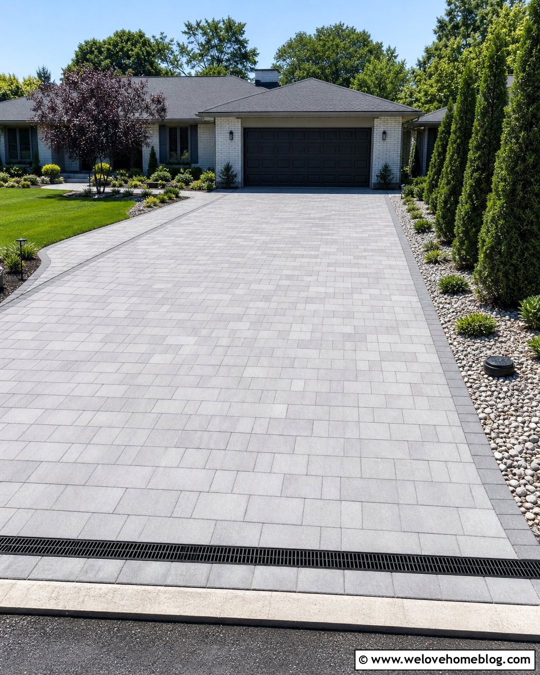 Driveway Drain With Accessible Cleanout - 35 Driveway Drain Ideas