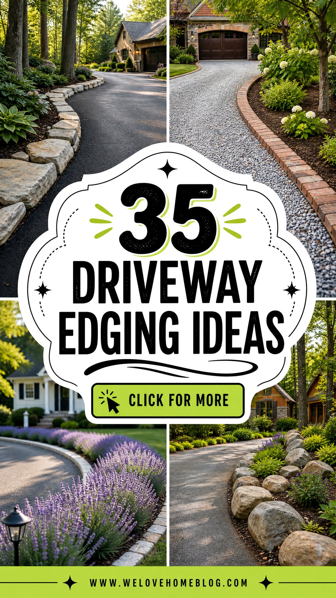 35 Driveway Edging Ideas for Beautiful Polished Borders - 35 Driveway Edging Ideas for Beautiful, Polished Borders