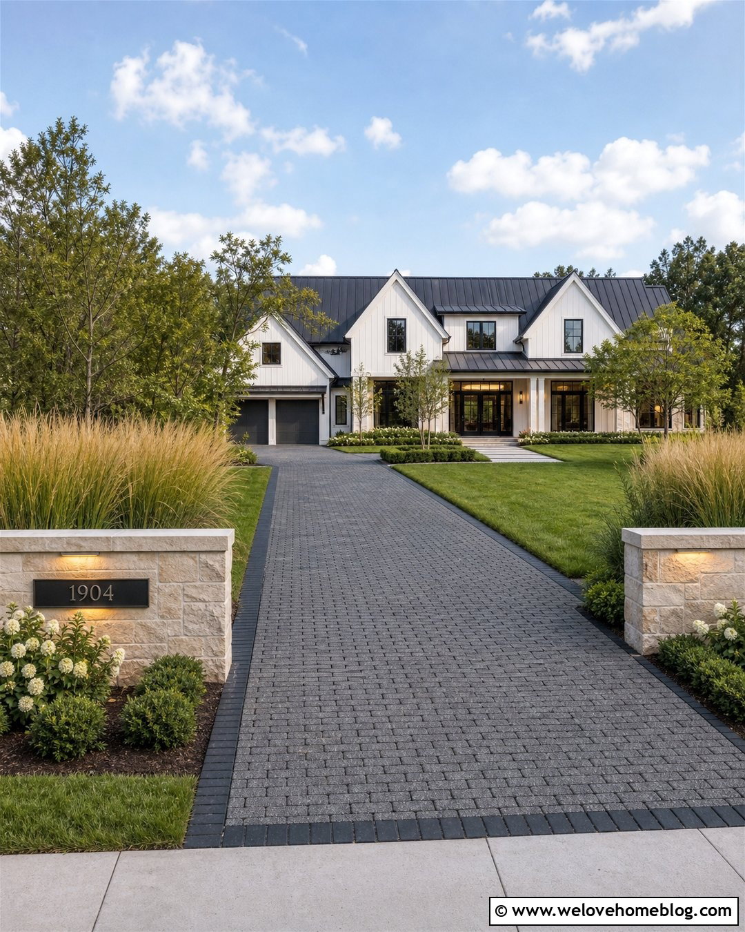 Driveway Entrance Address Sign Lighting - 25 Driveway Lighting Entrance Ideas