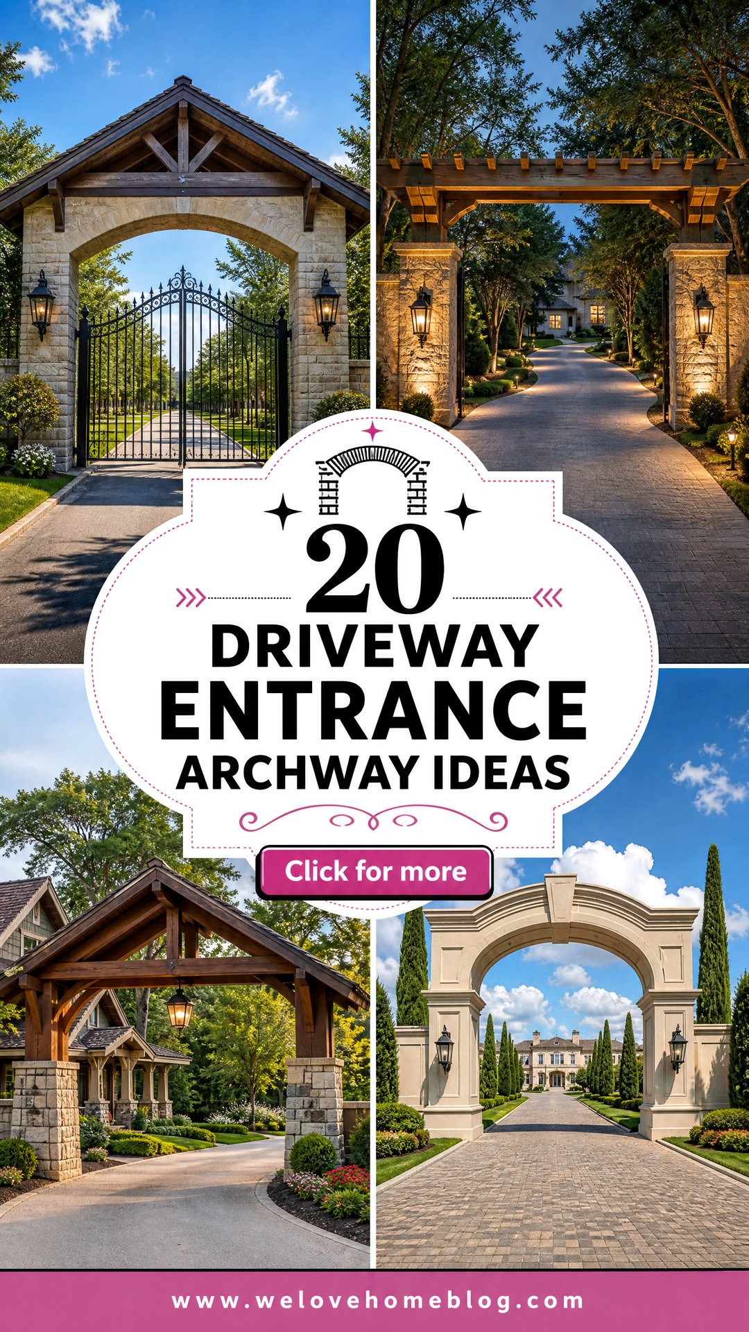 20 Driveway Entrance Archway Ideas for a Grand Welcome - 20 Driveway Entrance Archway Ideas for a Grand Welcome