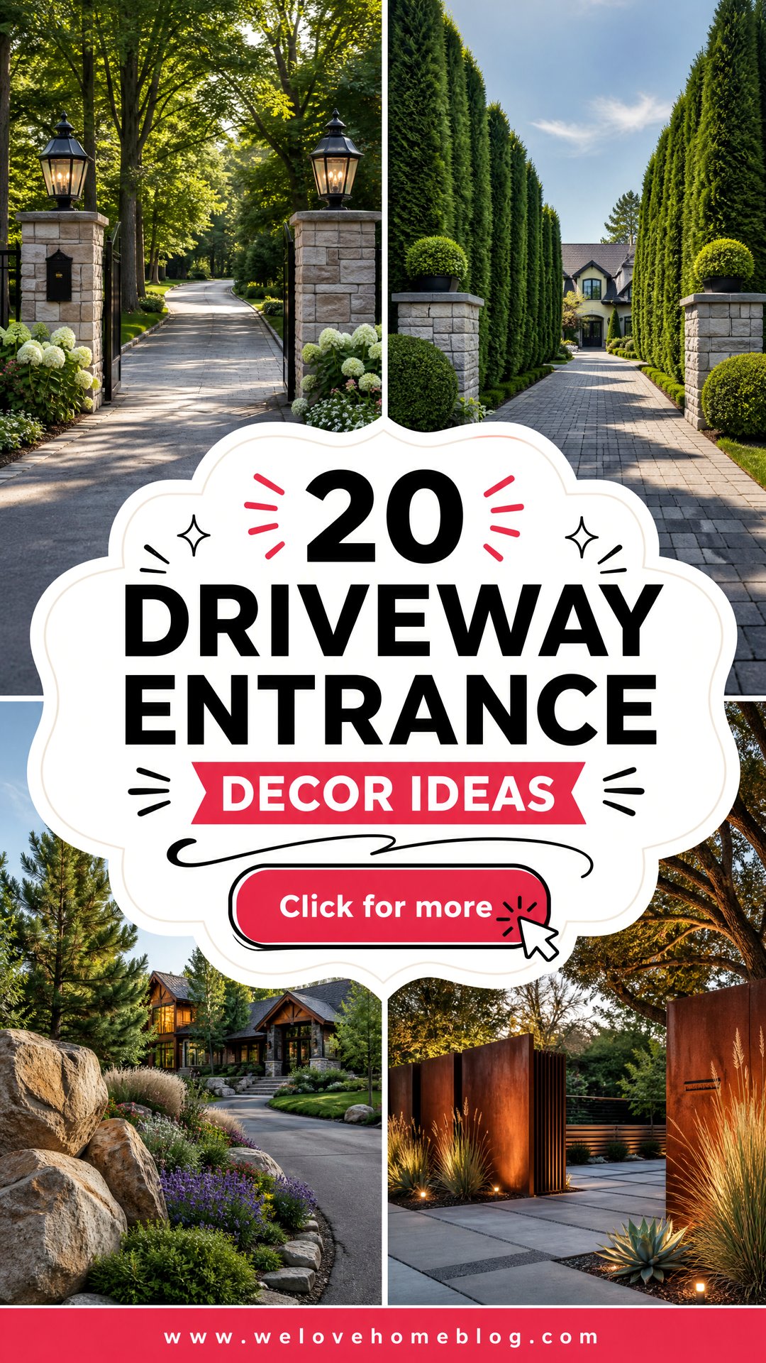 20 Driveway Entrance Decor Ideas Charming Ways to Welcome Guests - 20 Driveway Entrance Decor Ideas: Charming Ways to Welcome Guests