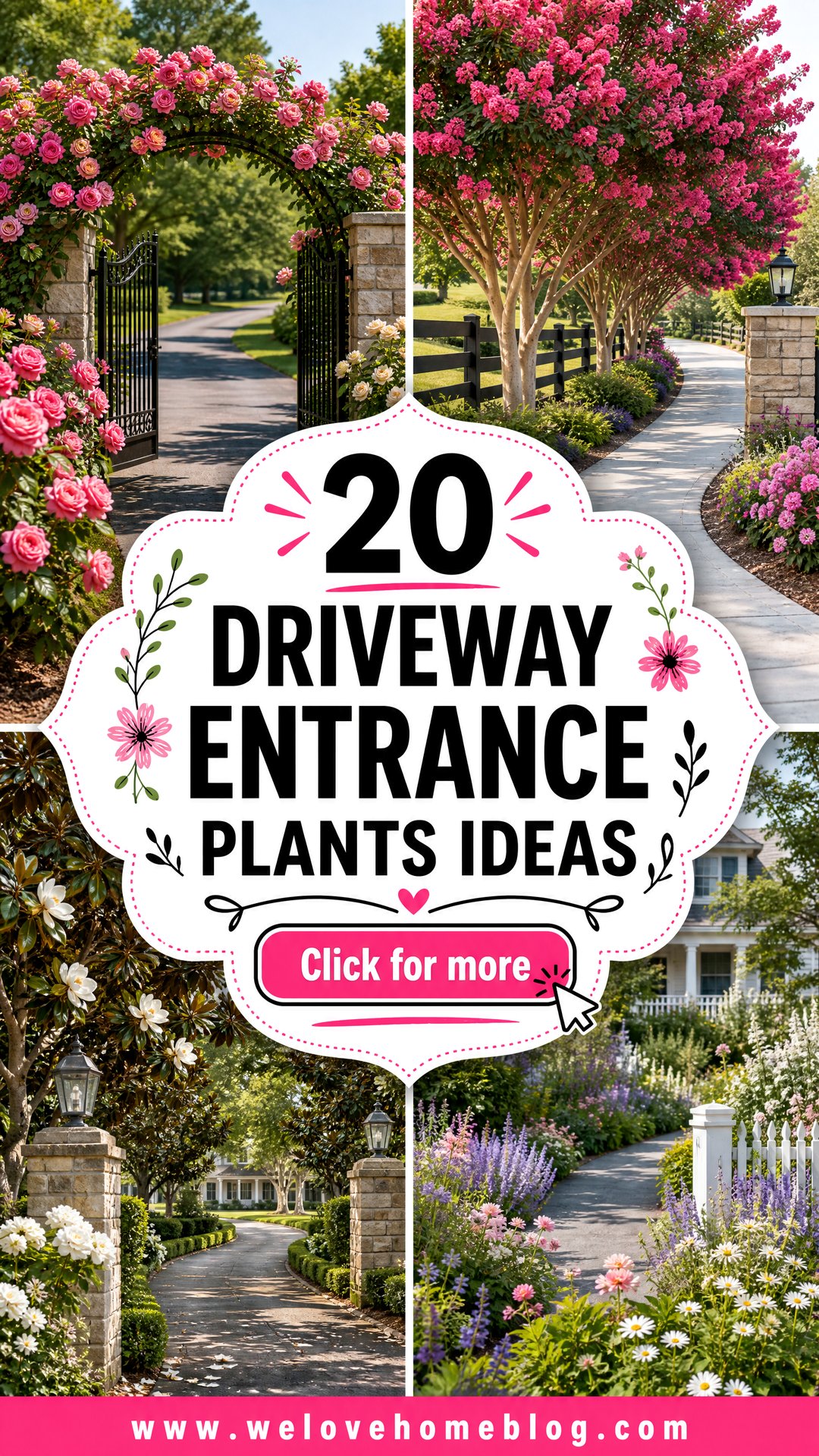 20 Driveway Entrance Plants Ideas for Colorful Curb Appeal - 20 Driveway Entrance Plants Ideas for Colorful Curb Appeal