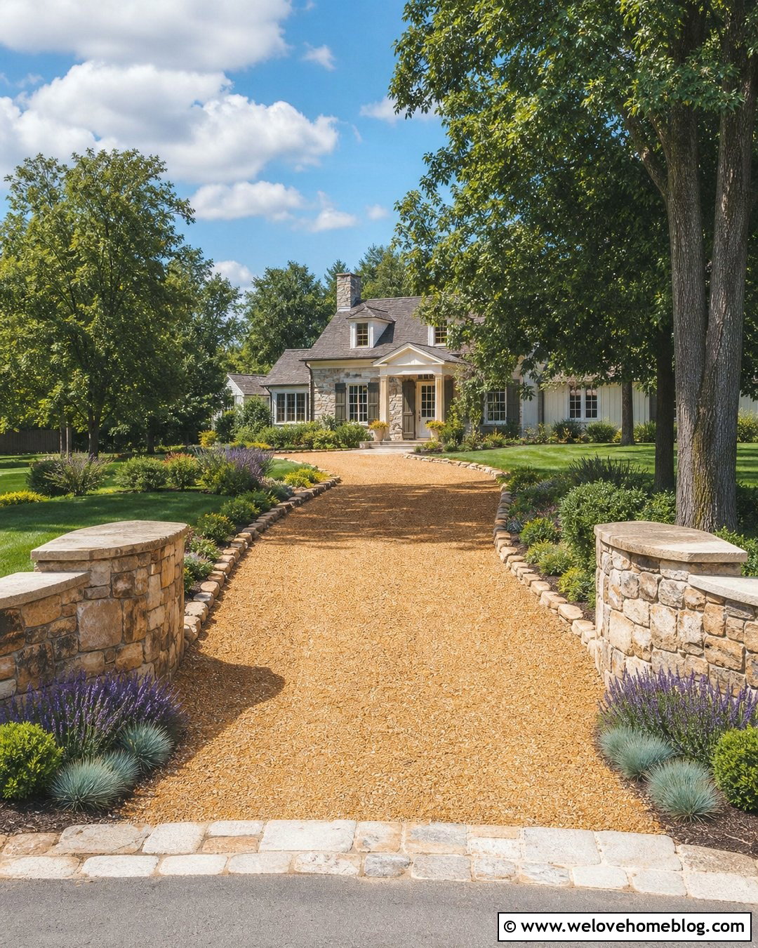 Driveway Entrance Retaining Wall - 35 Driveway Retaining Wall Ideas