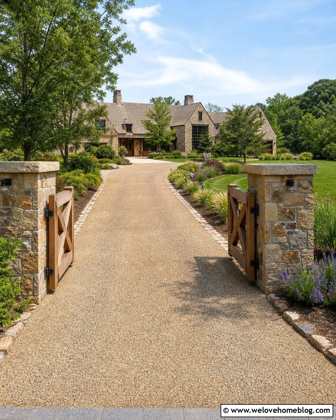 20 Natural Driveway Landscaping Ideas for Effortless Charm