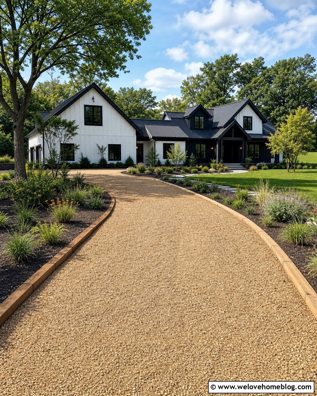 20 Simple Driveway Entrance Landscaping Ideas for Any Home