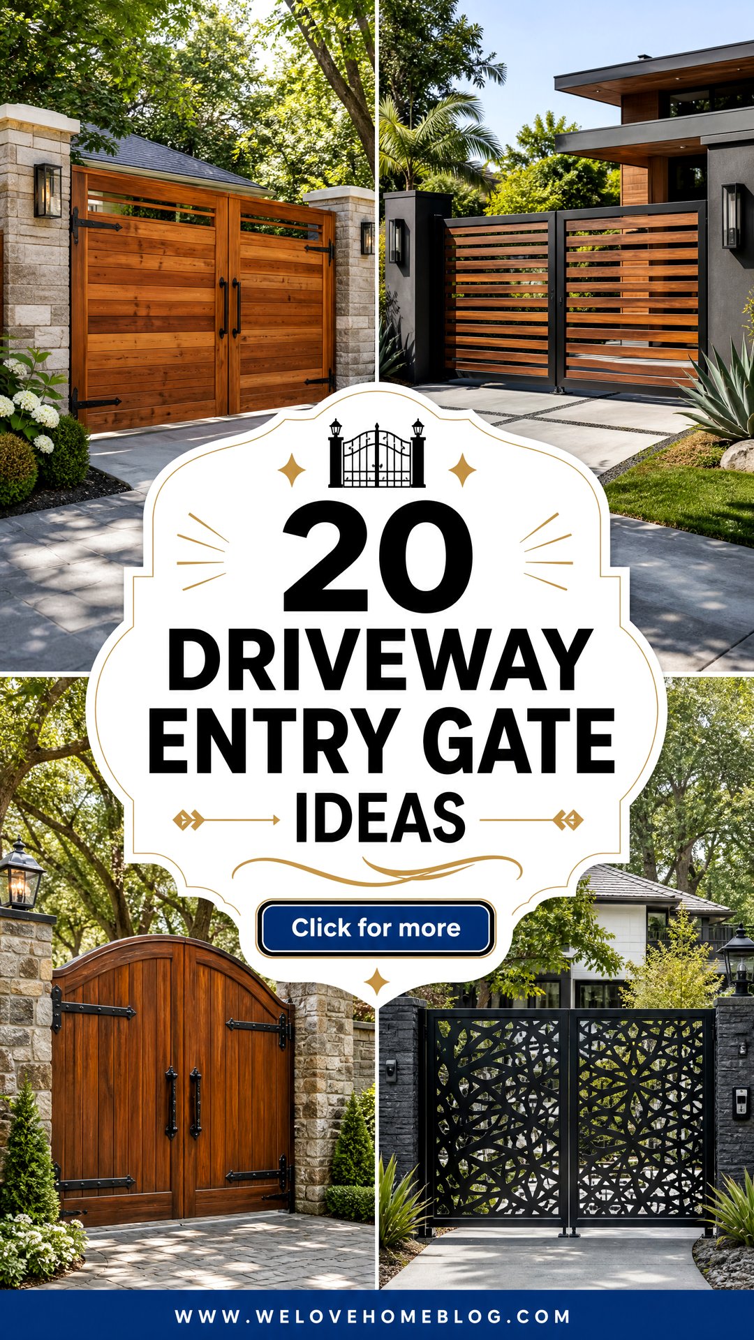 20 Driveway Entry Gate Ideas Stylish Security for Every Home - 20 Driveway Entry Gate Ideas: Stylish Security for Every Home