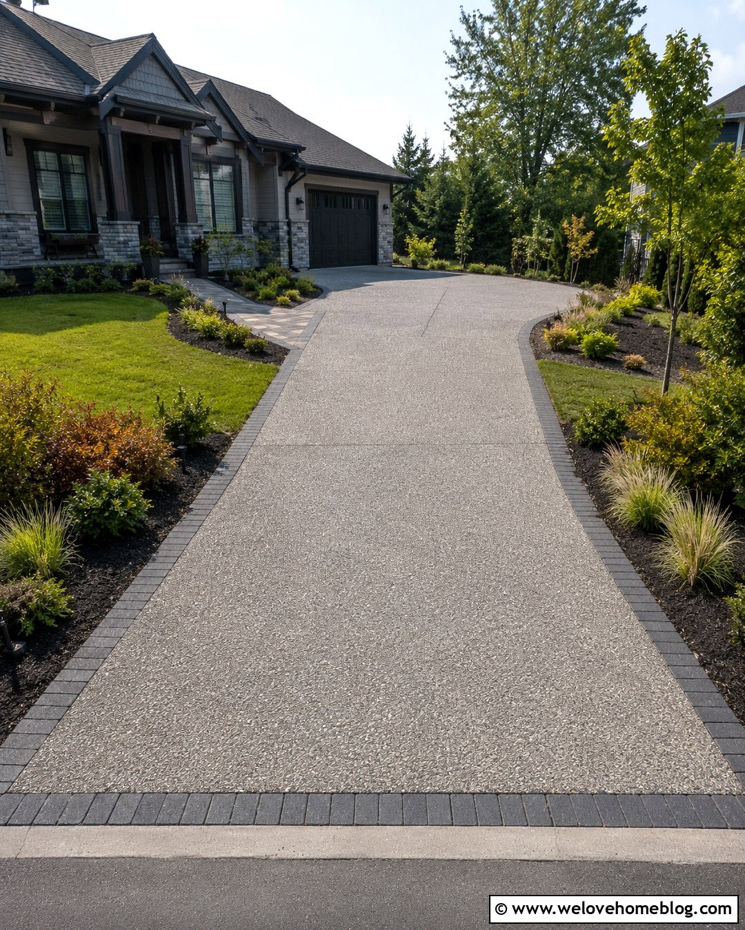 Driveway Extension With A Garage Apron - 20 Expand Driveway Ideas
