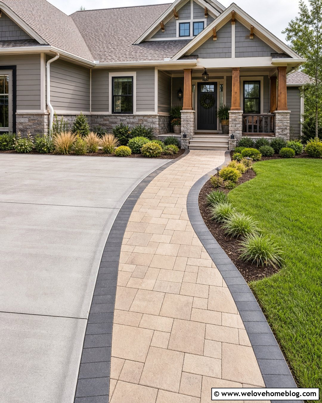Driveway Extension With Front Walkway - 40 widen driveway ideas