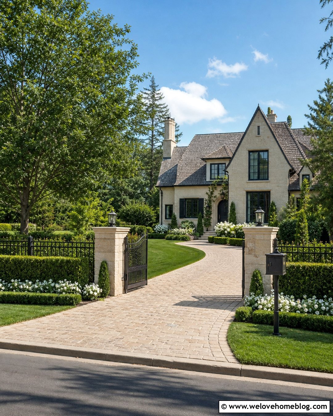 Driveway Fence With Hedge - 30 Driveway Fence Ideas