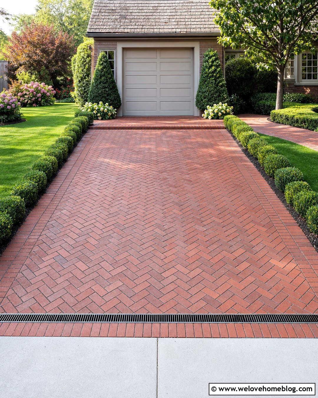 Driveway Garage Threshold And Trench Drain - 35 Driveway Drainage Solutions Ideas