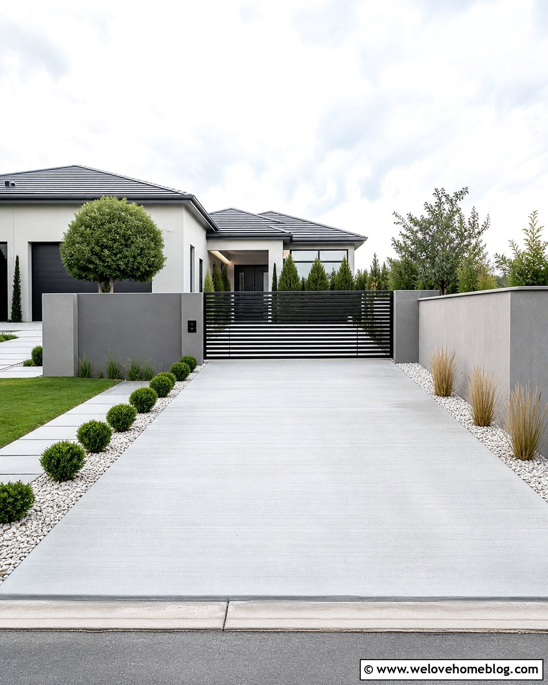 Driveway Gate Columns For Sliding Gate - 20 Driveway Gate Columns Ideas