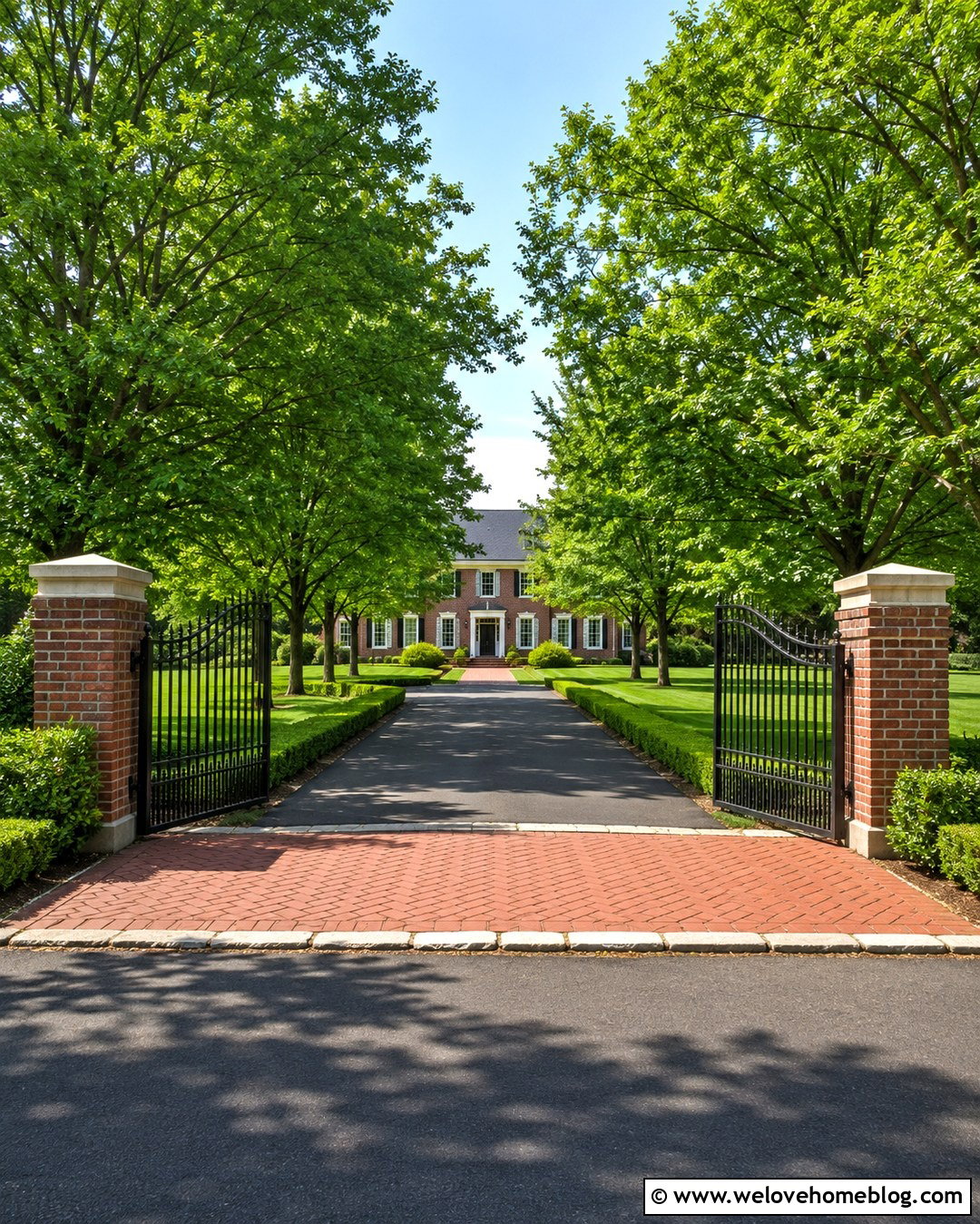 Driveway Gate With Brick Columns - 20 Driveway Gate How To Build Ideas