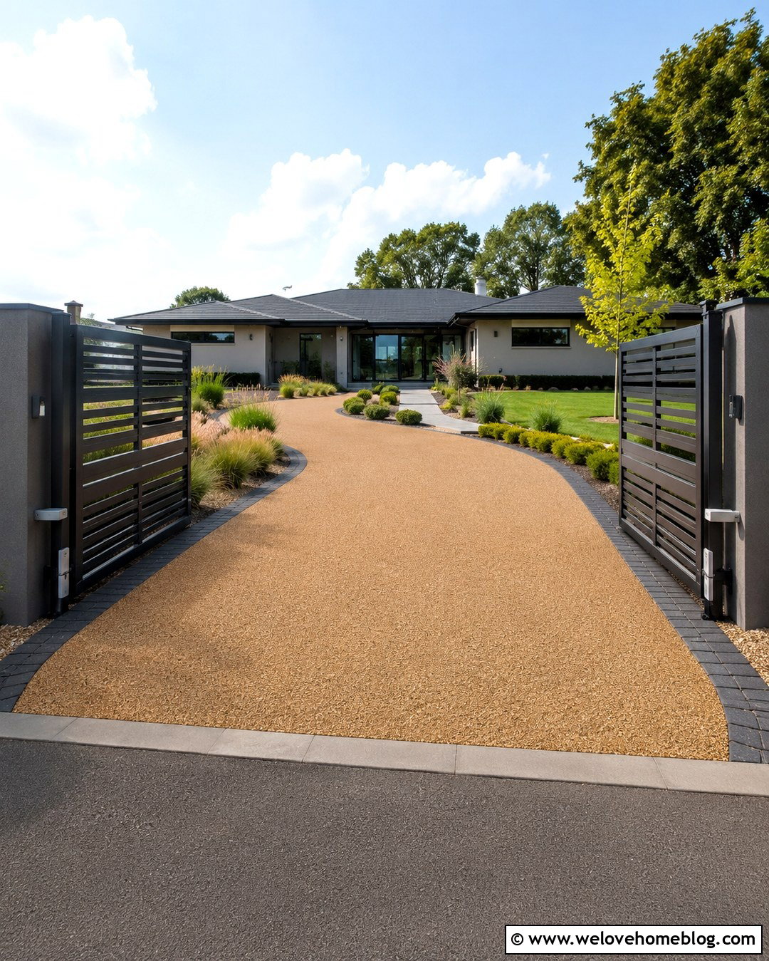 Driveway Gate With Dual Entrapment Protection - 20 driveway gate safety tips ideas