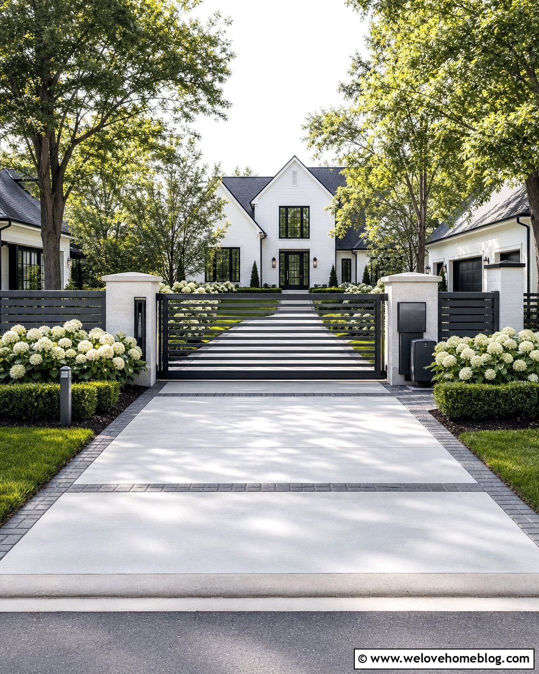 Driveway Gate With Emergency Access - 20 how to secure a driveway gate ideas