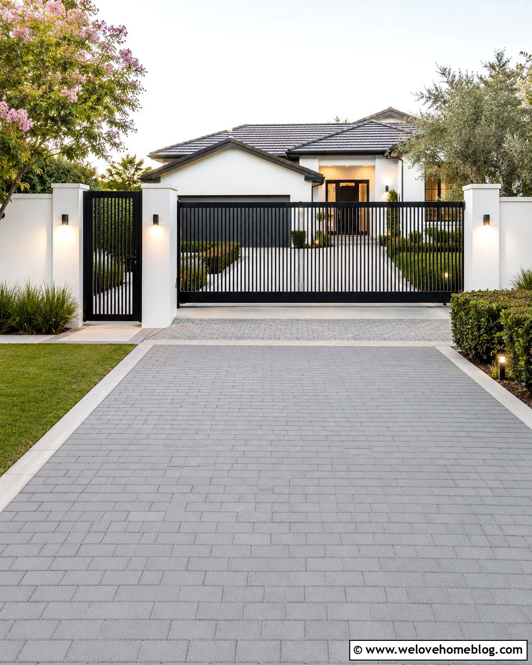 Driveway Gate With Pedestrian Entrance - 20 Driveway Gate For Homes Ideas