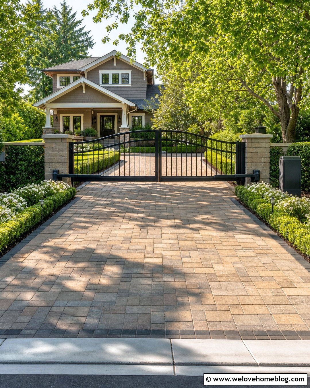 Driveway Gate With Regular Security Maintenance - 20 how to secure a driveway gate ideas