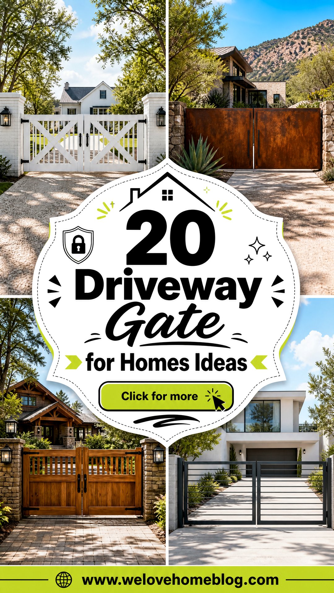 20 Driveway Gate for Homes Ideas for Secure Stylish Curb Appeal - 20 Driveway Gate for Homes Ideas for Secure, Stylish Curb Appeal