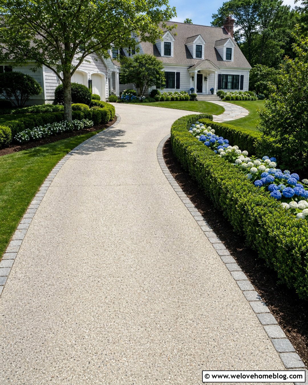 Driveway Hedge With Hydrangea Border - 25 driveway hedge ideas
