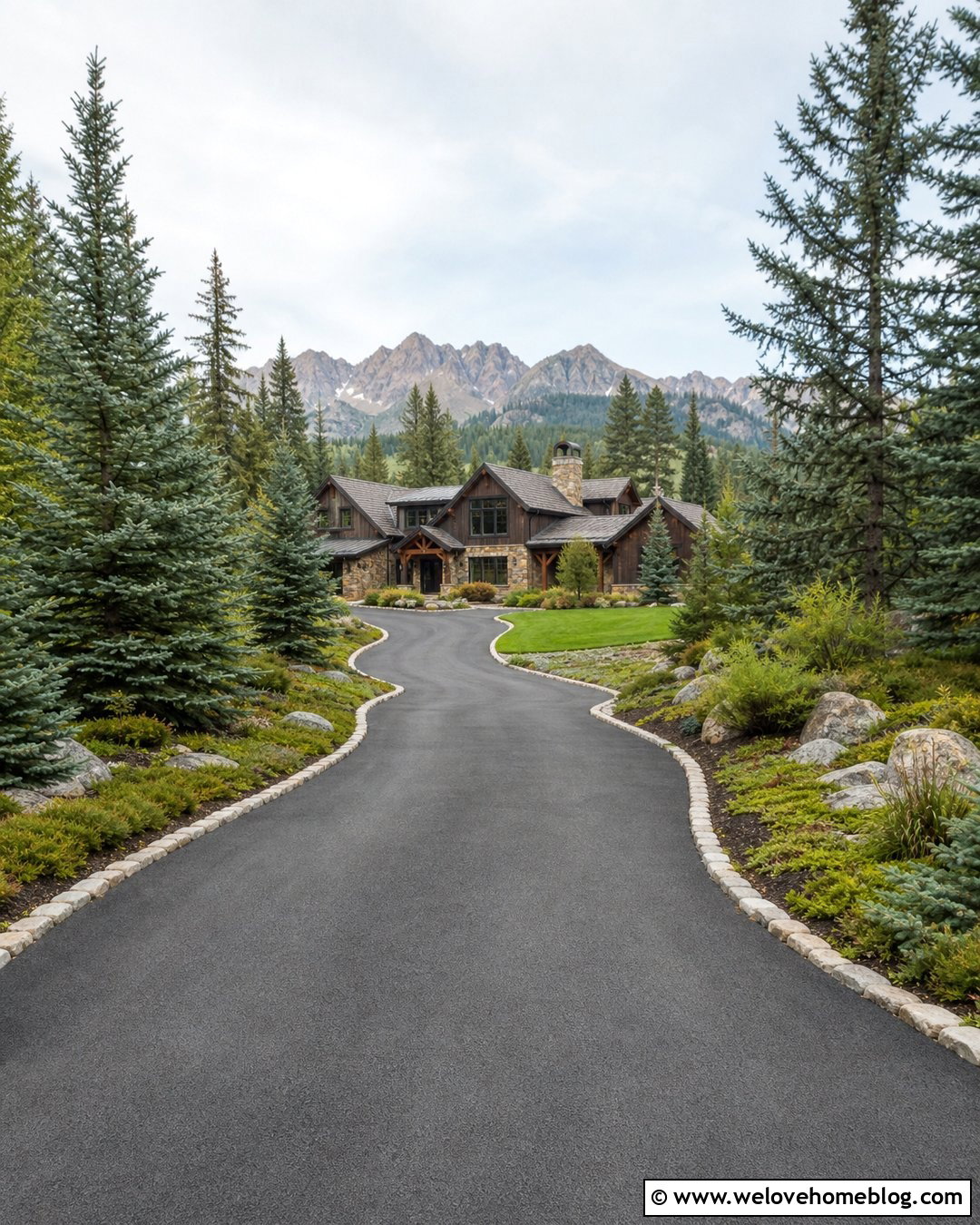Driveway Lined With Evergreen Trees - 25 driveway lined with trees ideas